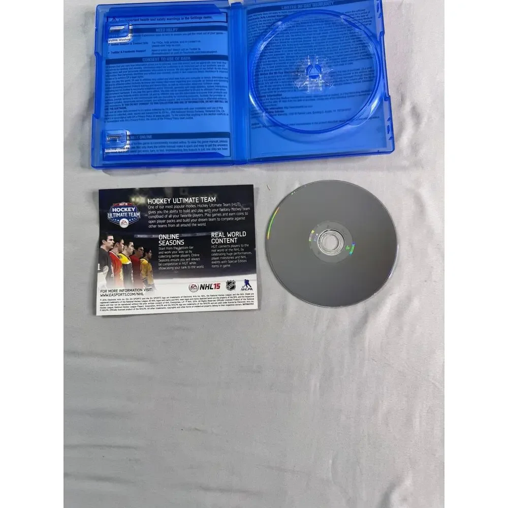 NHL 15 Sony PS4 PlayStation 4 Complete CIB Tested EA Sports Hockey Game
